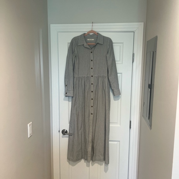 SOLD EUC Christy Dawn Yivee Dress in Ember Stripe Sz M - Picture 4 of 8